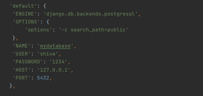 Default Configuration 