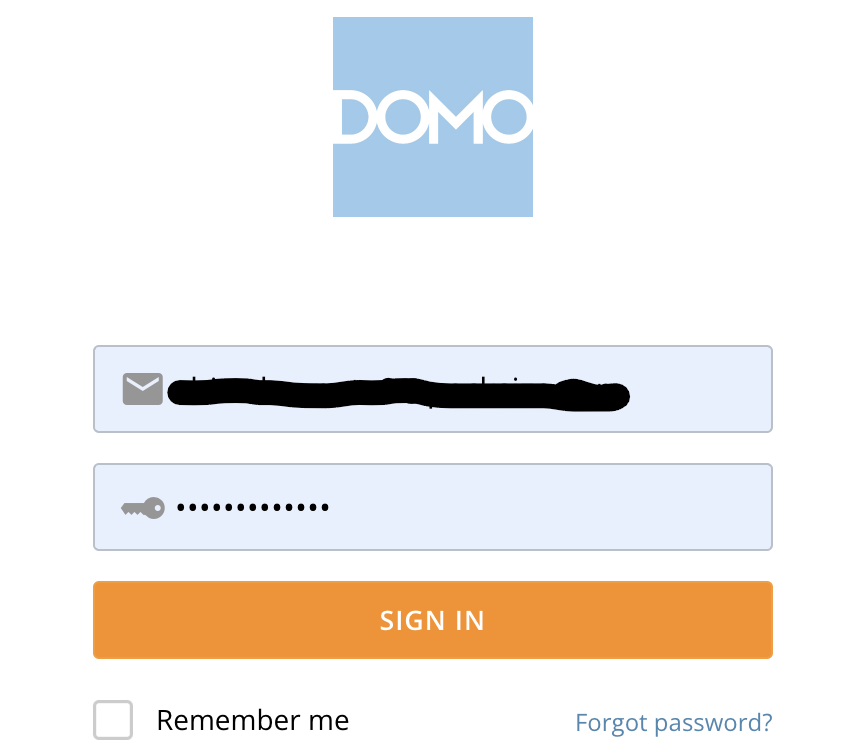 Domo Login