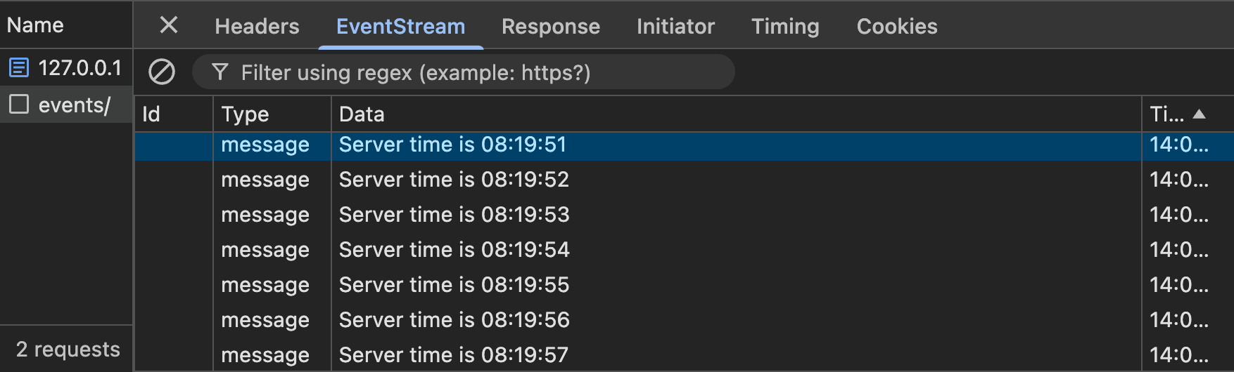 Server Stream Response