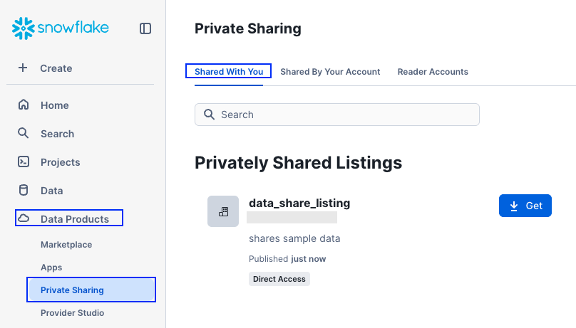 select db, schema and table